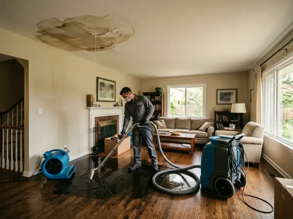 attic-pipe-burst-ceiling-drip-008 — frequently asked questions, Water Damage Restoration & Carpet Care in Brownstown, IN